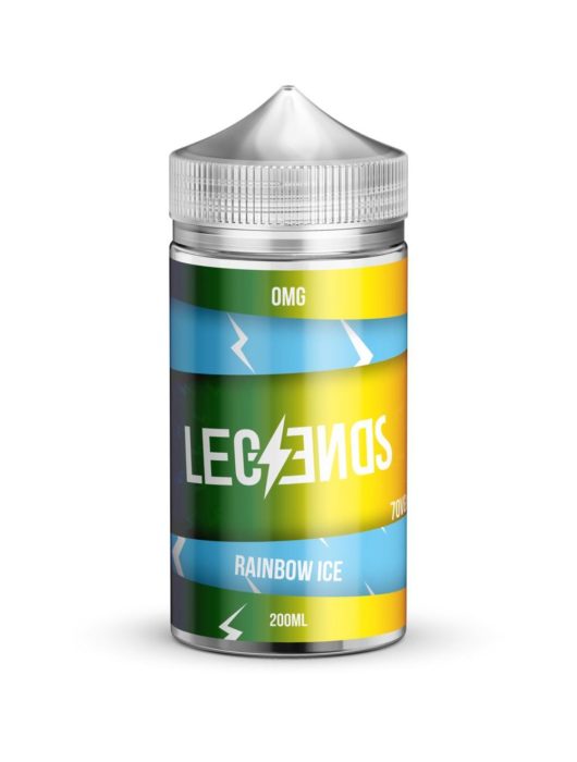 Rainbow Ice Vape Juice By Legends E-Liquid 0mg 200ml 70/30 - Vape Store UK | Online Vape Shop | Disposable Vape Store | Ecig UK