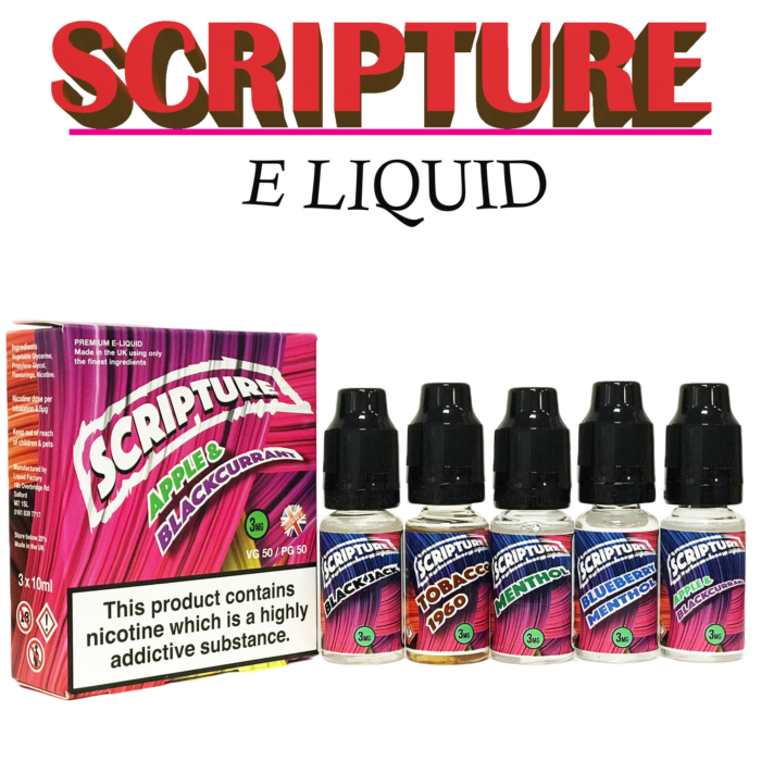 Scripture Nic Salt 20mg 10ml E-Liquid - Vape Store UK | Online Vape Shop | Disposable Vape Store | Ecig UK