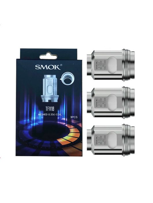 Official SMOK TFV18 Coils Mesh 0.33ohm RBA Compatible with TFV16 T