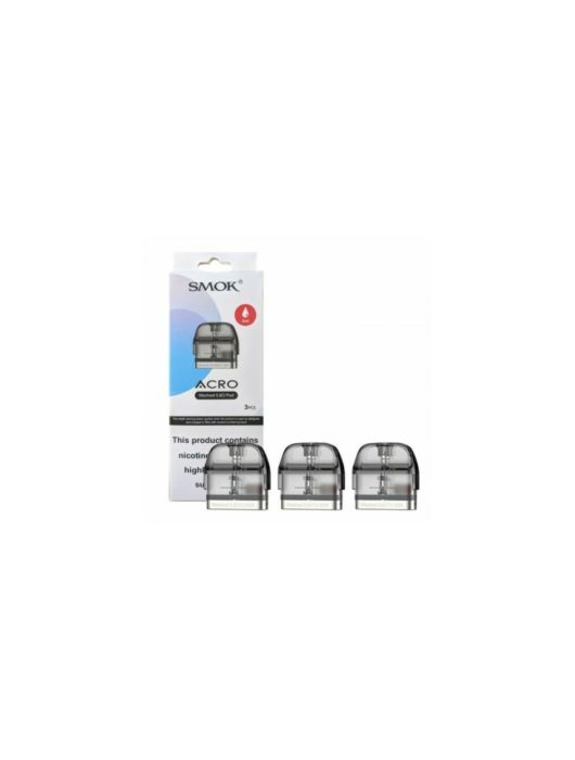 Smok Acro Pods Meshed 0.8ohm Pack of 3x Replacement Pods 2ML Capacity - Vape Store UK | Online Vape Shop | Disposable Vape Store | Ecig UK