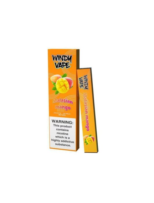Windy Vape Disposable Pod Nic Salt 300 Puffs Juice E Liquid Vape Pen - Vape Store UK | Online Vape Shop | Disposable Vape Store | Ecig UK
